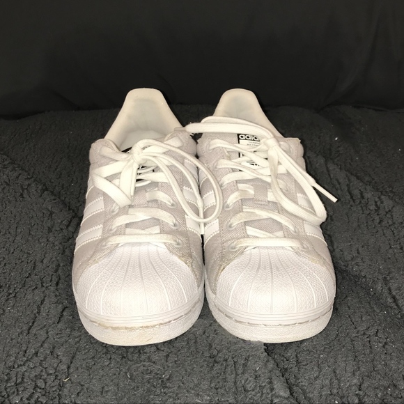 grey adidas superstars womens